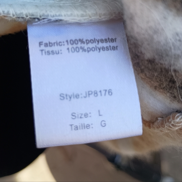 Elan Women's Patterned Jacket - Black, Brown, White_Large - Picture 6 of 9